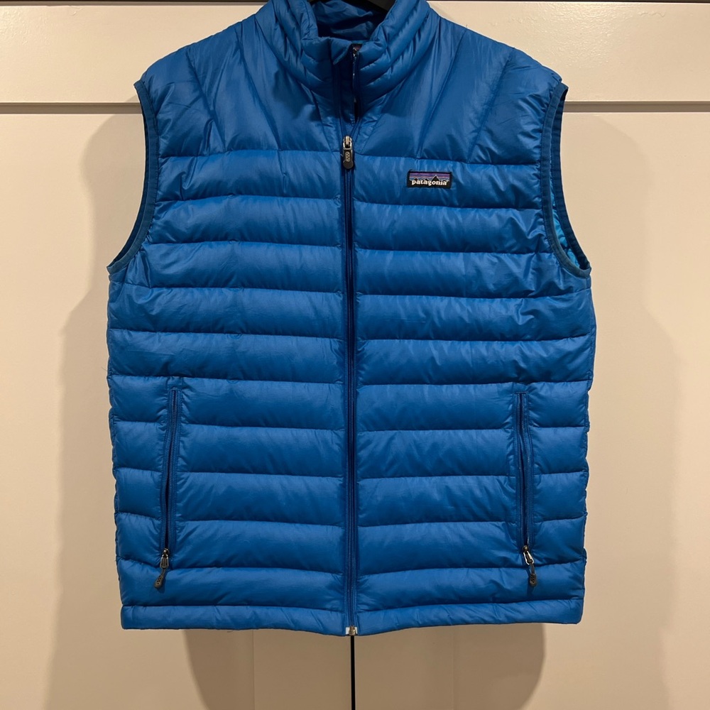 Patagonia Men's Blue Down Vest